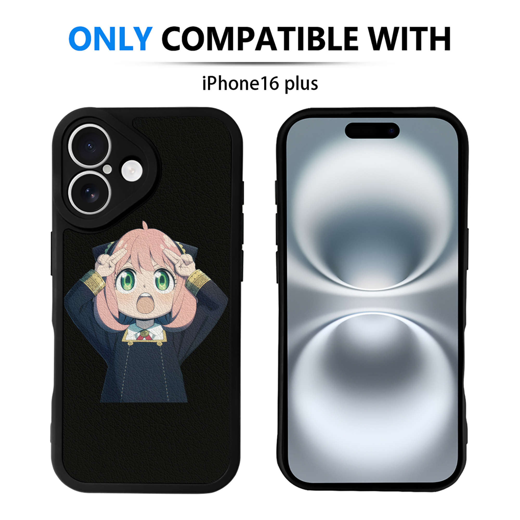 （画像用） SPY×FAMILY间谍家家酒 【iPhone 16シリーズ対応】シリコンスマホケース（レザー調） 材質：シリコン
